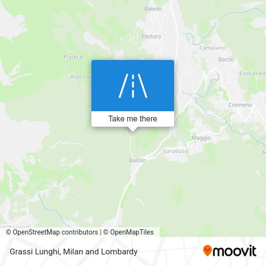 Grassi Lunghi map
