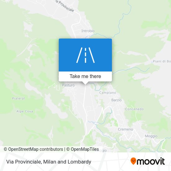 Via Provinciale map