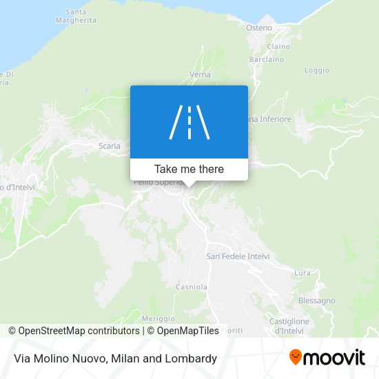 Via Molino Nuovo map
