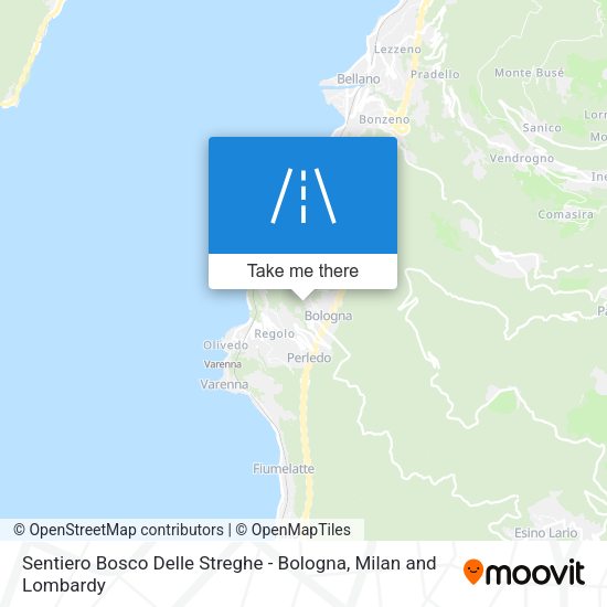 Sentiero Bosco Delle Streghe - Bologna map