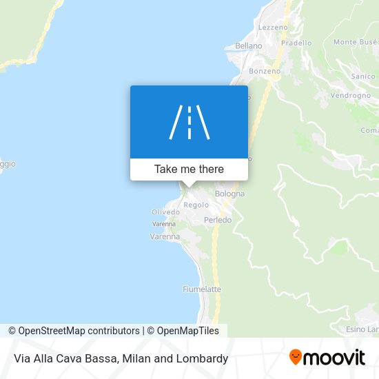 Via Alla Cava Bassa map