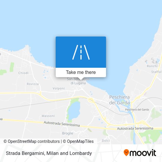 Strada Bergamini map