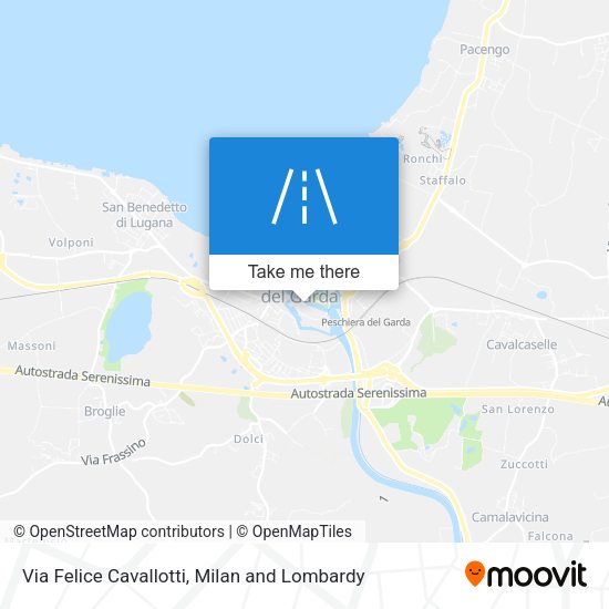 Via Felice Cavallotti map