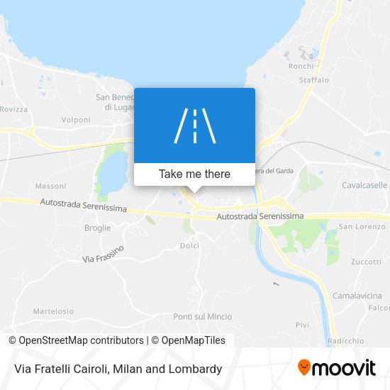 Via Fratelli Cairoli map