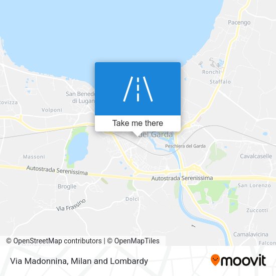 Via Madonnina map