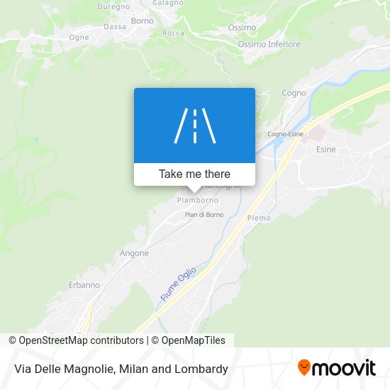 Via Delle Magnolie map