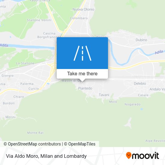 Via Aldo Moro map