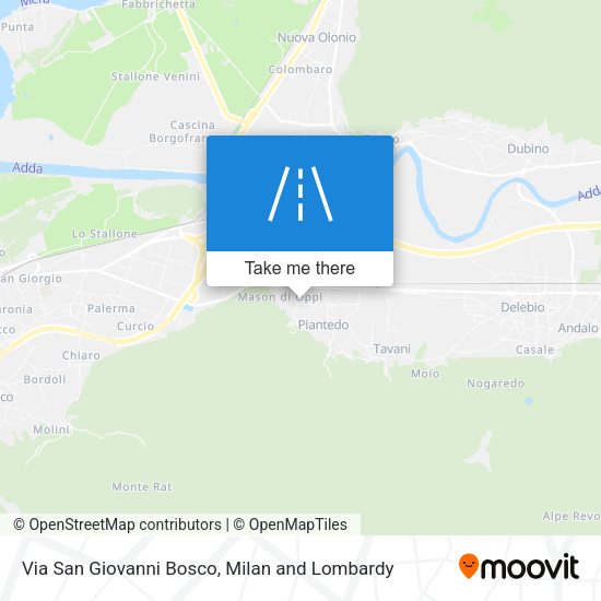 Via San Giovanni Bosco map