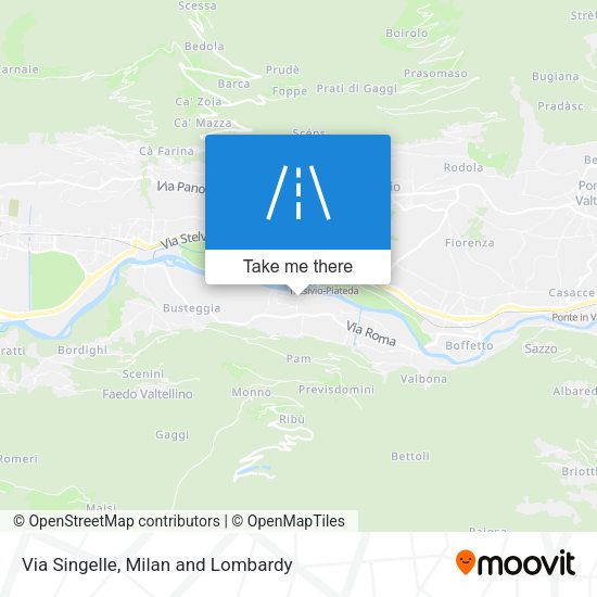 Via Singelle map