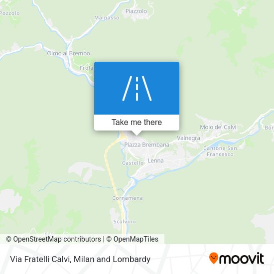 Via Fratelli Calvi map