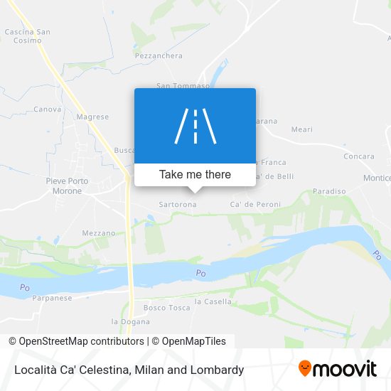 Località Ca' Celestina map