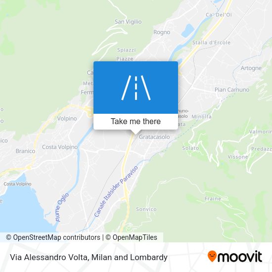 Via Alessandro Volta map