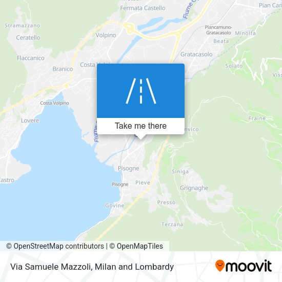 Via Samuele Mazzoli map
