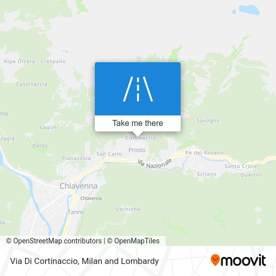 Via Di Cortinaccio map