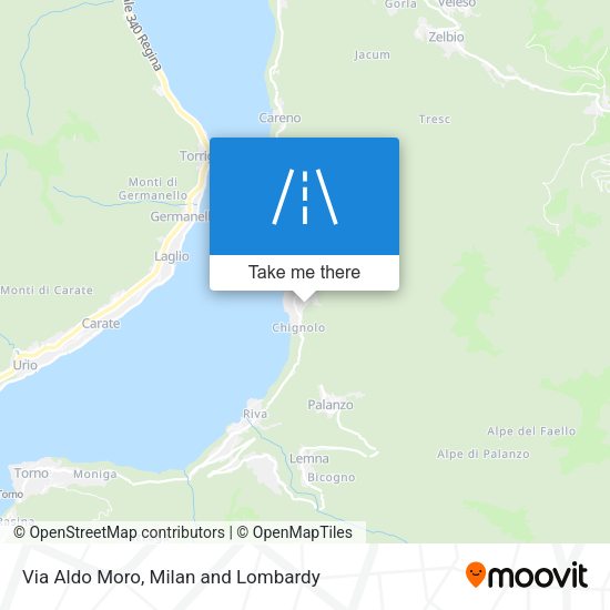 Via Aldo Moro map