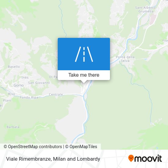 Viale Rimembranze map