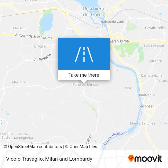 Vicolo Travaglio map