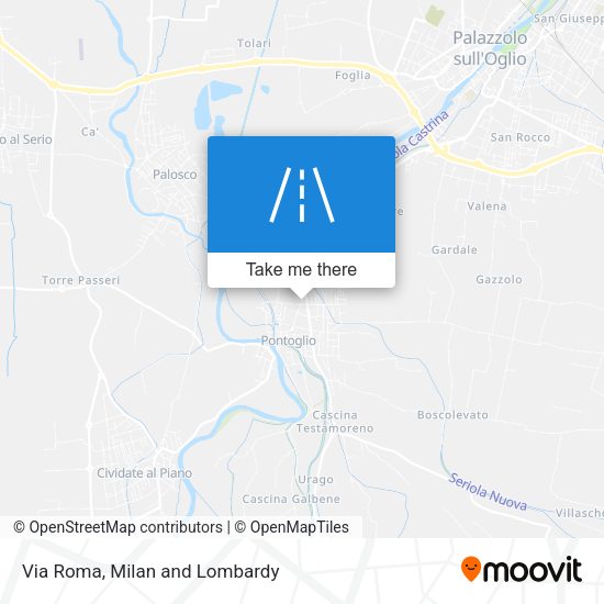 Via Roma map