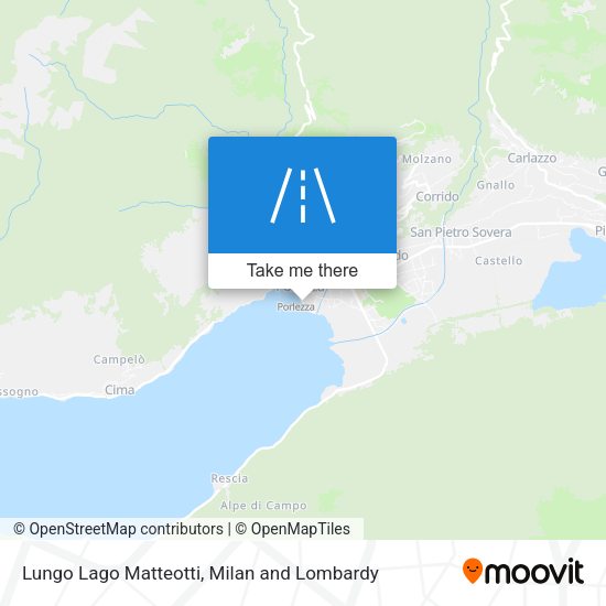Lungo Lago Matteotti map