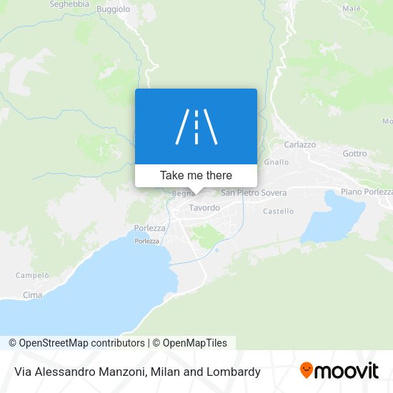 Via Alessandro Manzoni map