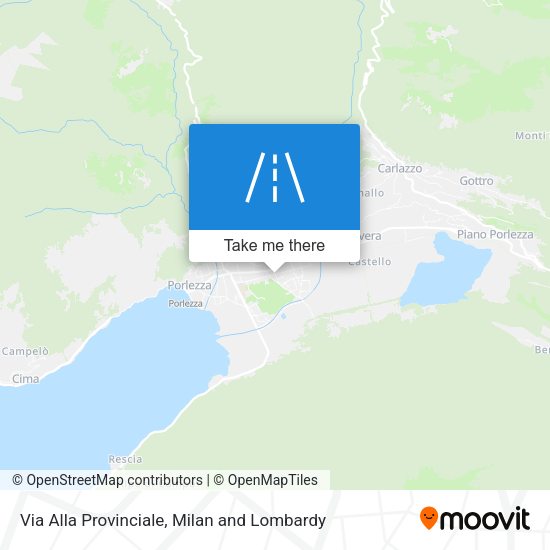 Via Alla Provinciale map