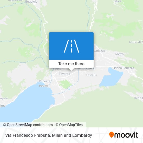 Via Francesco Frabsha map