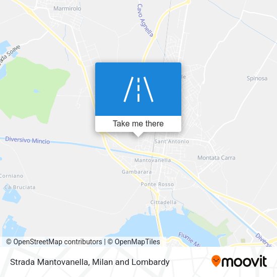 Strada Mantovanella map