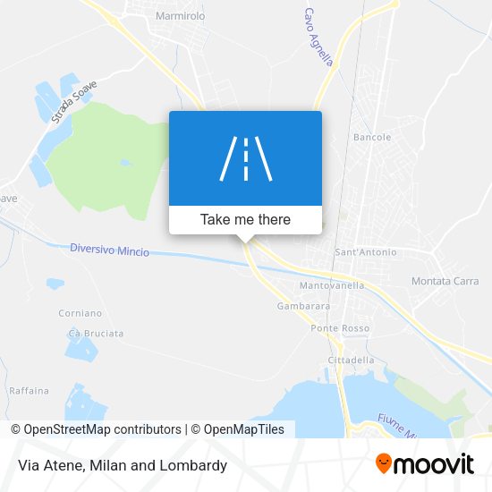 Via Atene map