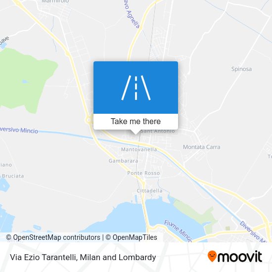 Via Ezio Tarantelli map