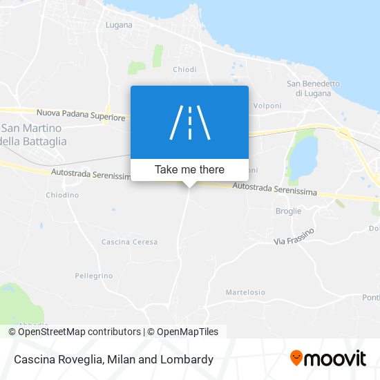 Cascina Roveglia map