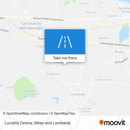 Località Ceresa map