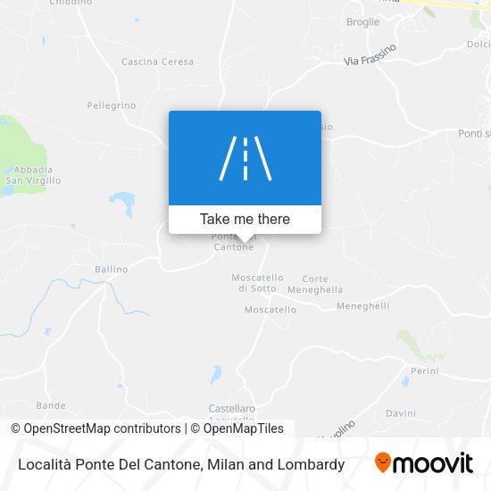 Località Ponte Del Cantone map