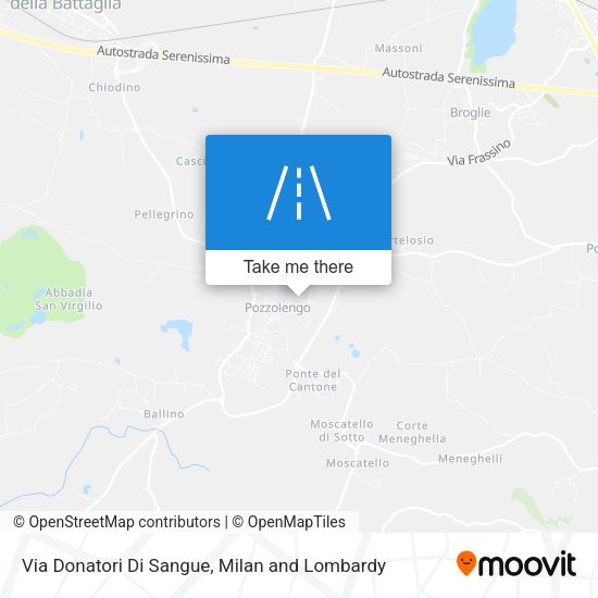 Via Donatori Di Sangue map