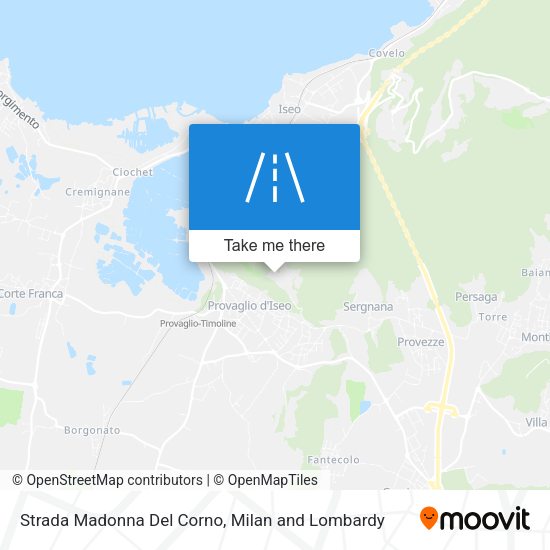 Strada Madonna Del Corno map