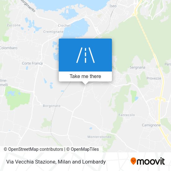 Via Vecchia Stazione map