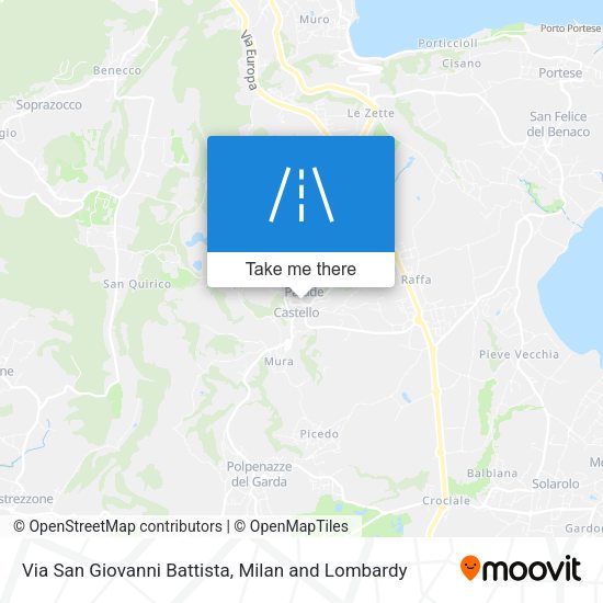 Via San Giovanni Battista map