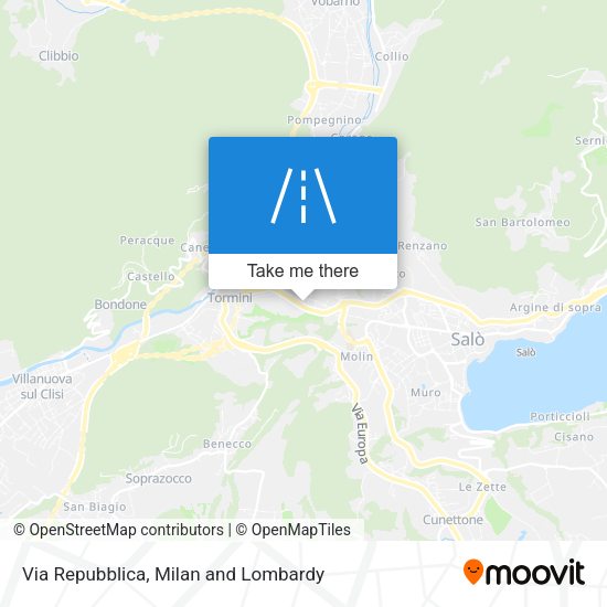 Via Repubblica map