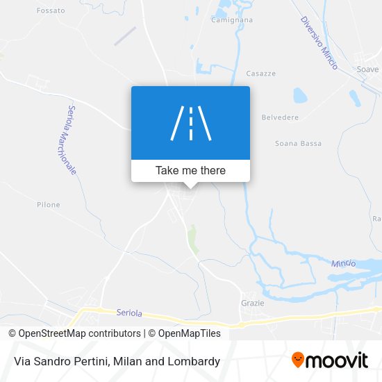 Via Sandro Pertini map
