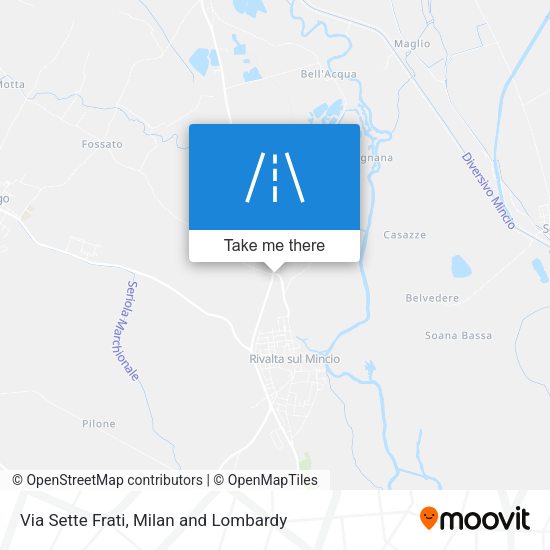 Via Sette Frati map