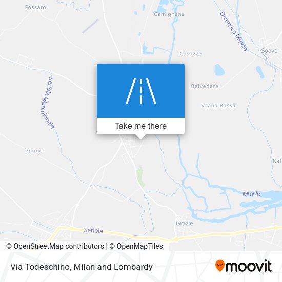 Via Todeschino map