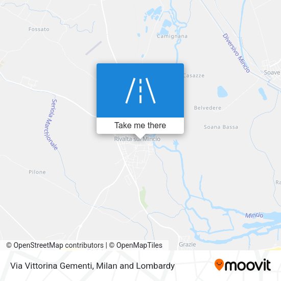 Via Vittorina Gementi map