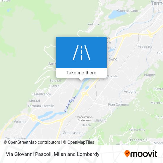Via Giovanni Pascoli map
