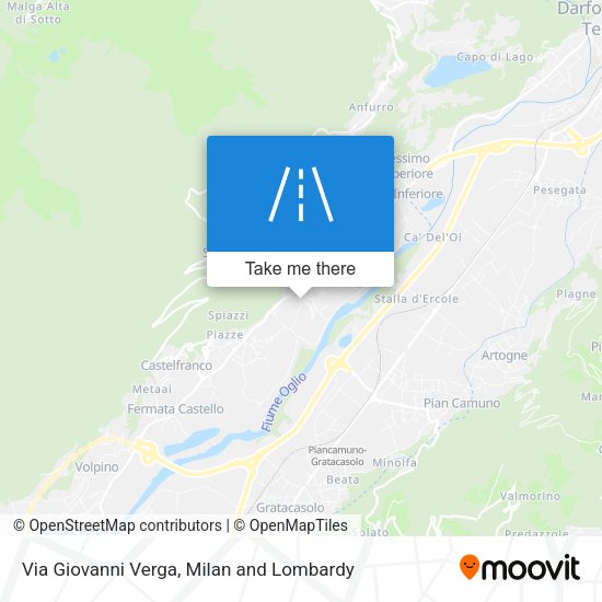 Via Giovanni Verga map