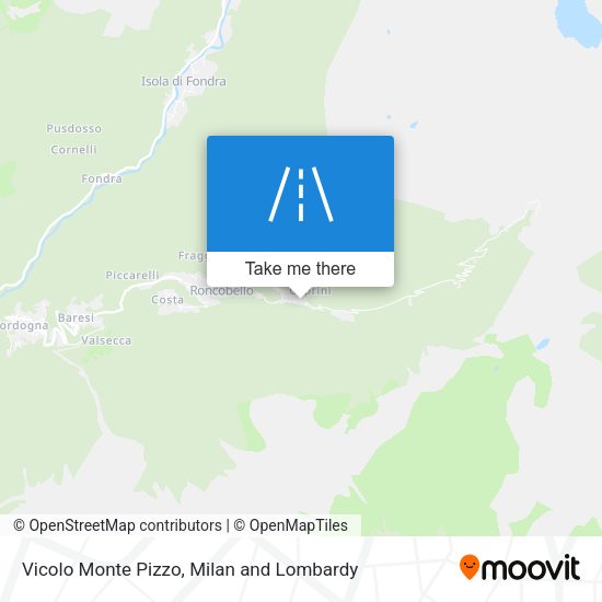 Vicolo Monte Pizzo map