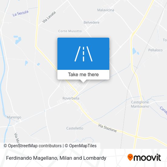 Ferdinando Magellano map