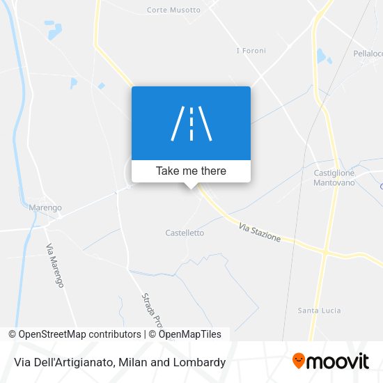 Via Dell'Artigianato map