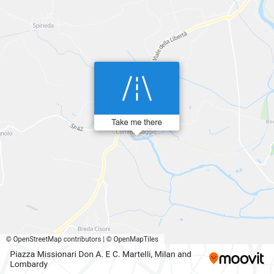 Piazza Missionari Don A. E C. Martelli map