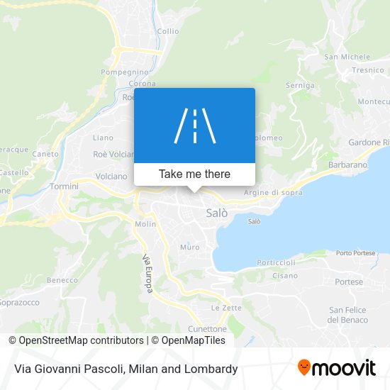 Via Giovanni Pascoli map