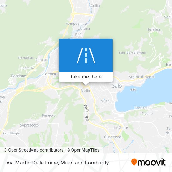 Via Martiri Delle Foibe map