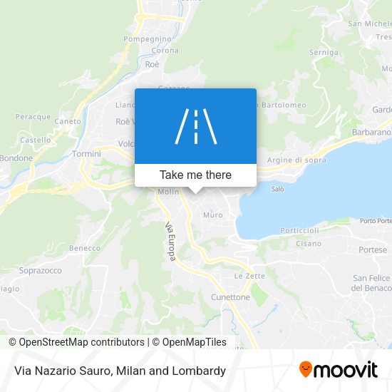 Via Nazario Sauro map